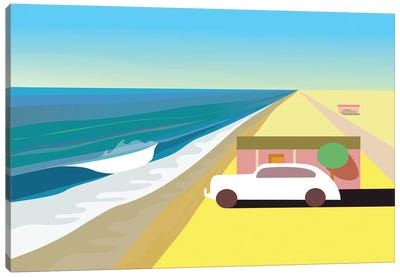 Desert Beach Canvas Art Print - Automobile Art