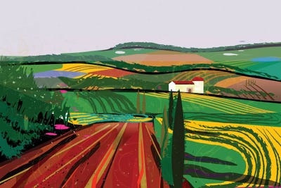 Farm No. 8 by Charles Harker multi panel art