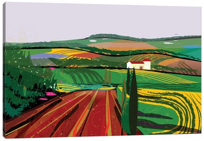 Farm No. 8 Canvas Art Print - Charles Harker
