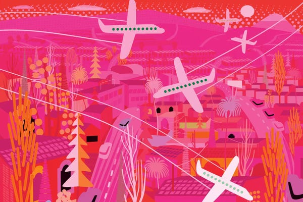 Airplanes: Fire In Los Angeles by Charles Harker