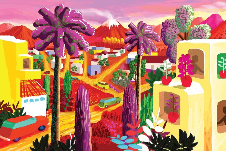 Quauhnahuac after Chelas by Charles Harker wall art