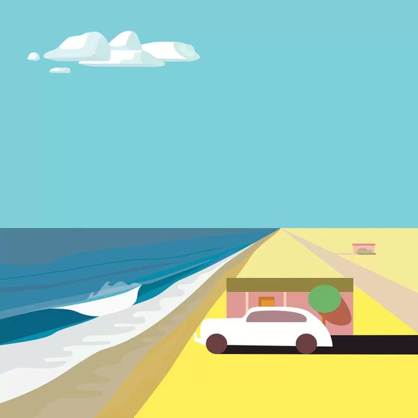 Kids Transportation Art: Mar de Cortez - Square by Charles Harker