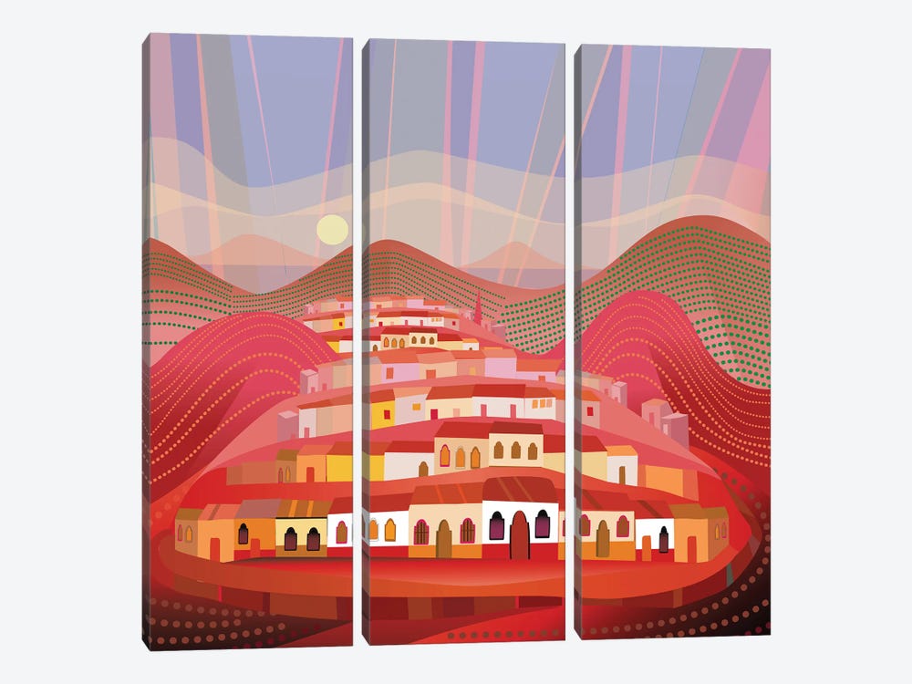 Michoacan by Charles Harker 3-piece Canvas Artwork