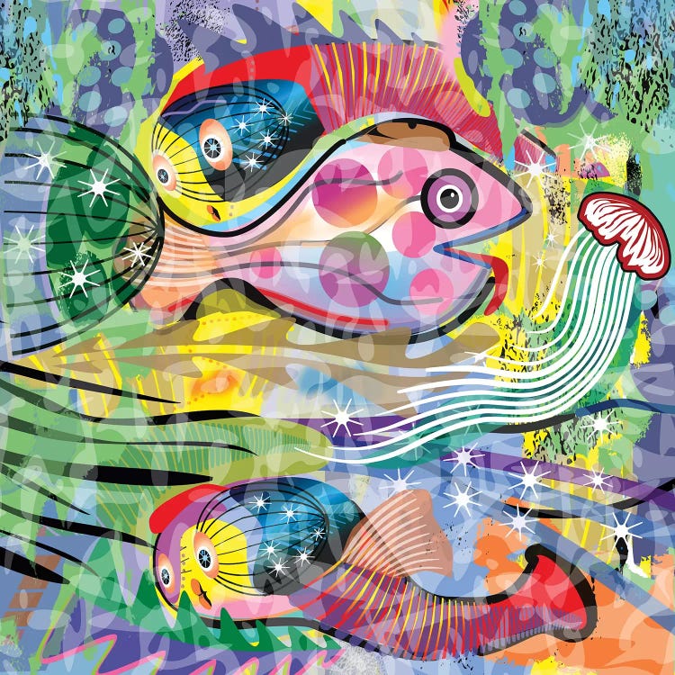 Mariscos by Charles Harker wall art