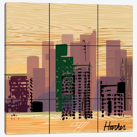 Dallas Canvas Print #HRK135} by Charles Harker Canvas Art