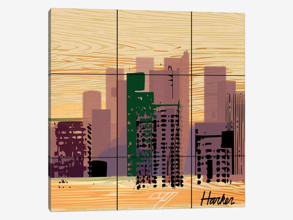 Dallas by Charles Harker 1-piece Canvas Wall Art