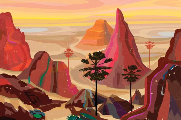 Latin Décor: Healing Landscape by Charles Harker