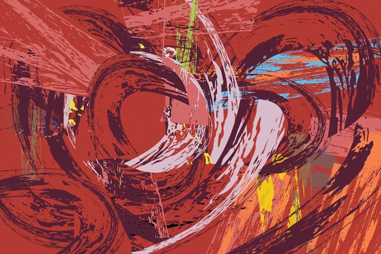 Red Bang I by Charles Harker wall art