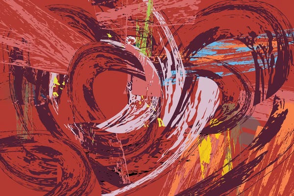 Mesmerizing Digital Artists: Red Bang I by Charles Harker