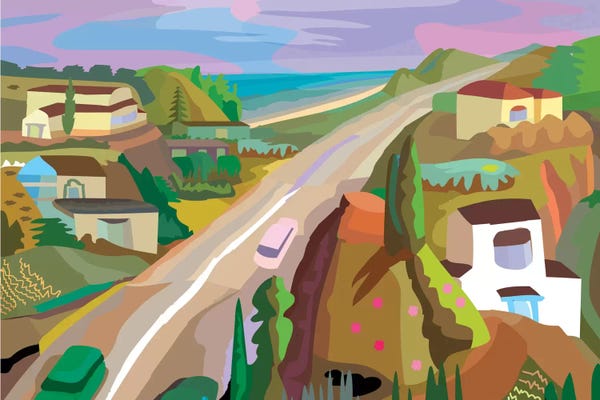 Villages & Towns: Highway 1 by Charles Harker