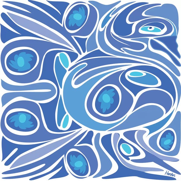 Charles Harker: Blue Rooster by Charles Harker