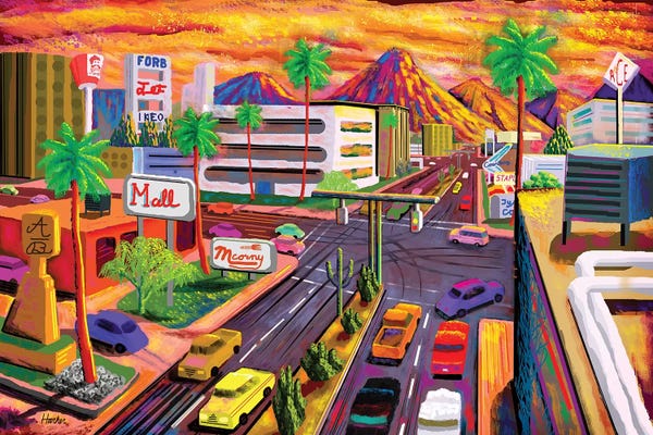 Phoenix: Camelback Road Phoenix  by Charles Harker