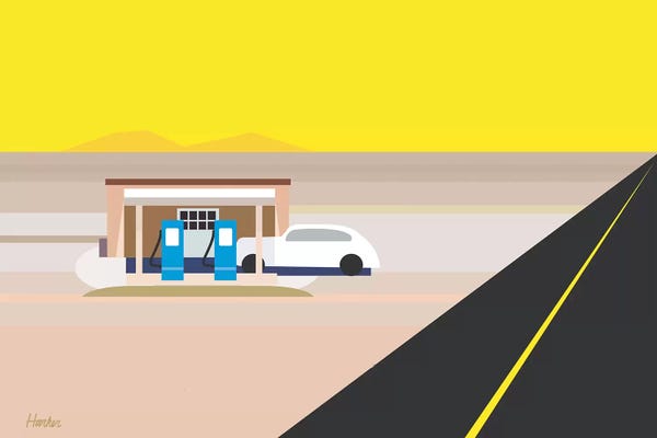 Desert: Desert Gas  by Charles Harker