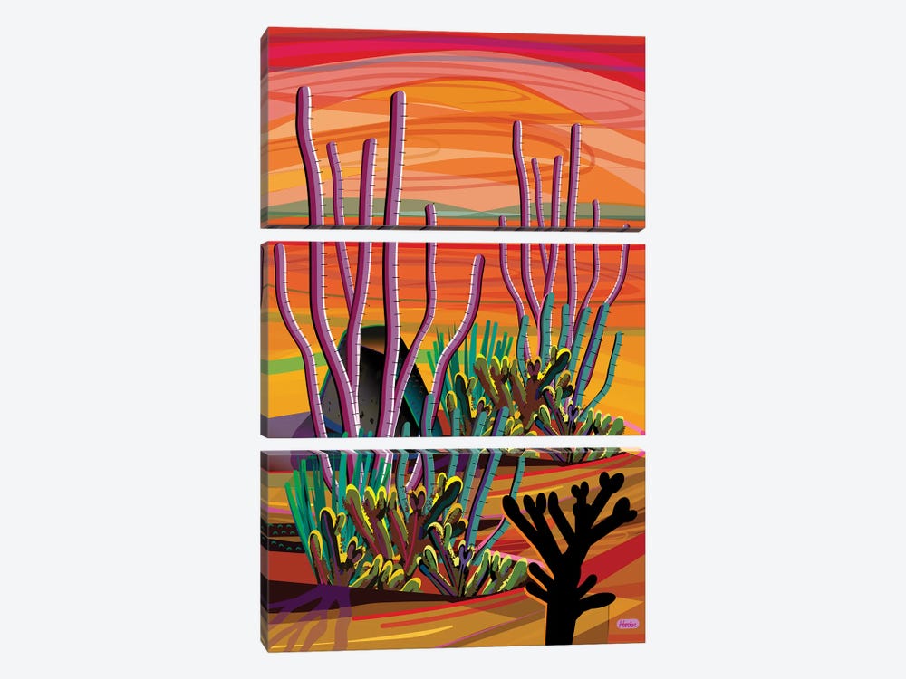 Ajo by Charles Harker 3-piece Canvas Wall Art