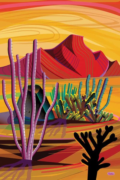 Desert: Love Mountain by Charles Harker