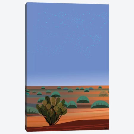 Desert Twilight Canvas Print #HRK182} by Charles Harker Canvas Wall Art