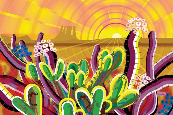 Succulents: Monument Valley by Charles Harker