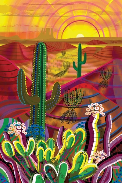 Mesmerizing Digital Artists: Peyote Dawn by Charles Harker