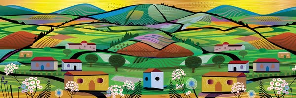 Villages & Towns: Tea Plantation by Charles Harker