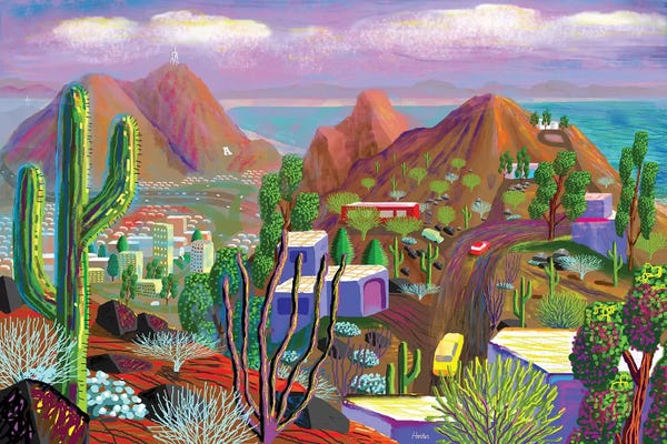 Arizona: Phoenix After California Falls In The Ocean by Charles Harker