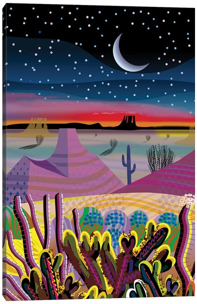Antes De Amanacer Canvas Art Print - Southwest Décor
