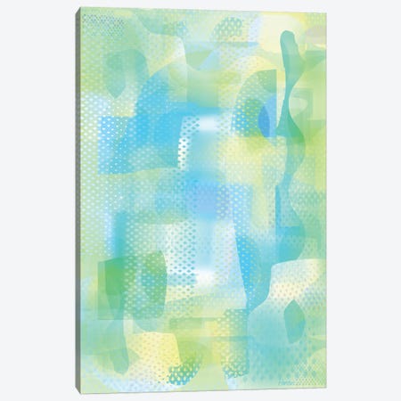 Turquoise Ether Canvas Print #HRK218} by Charles Harker Canvas Artwork