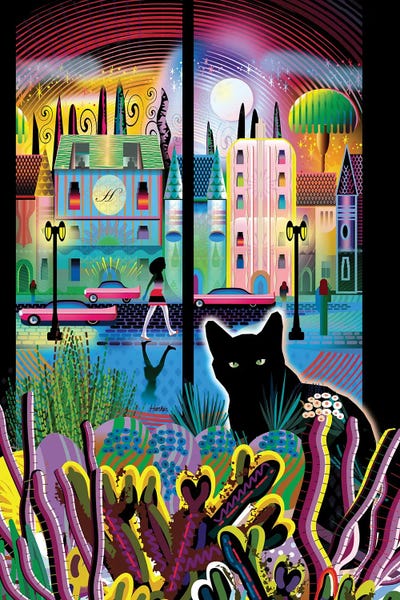 Hollywood: Cat Moon Do by Charles Harker