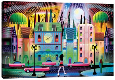 Hollywoodland Canvas Art Print - Los Angeles Art