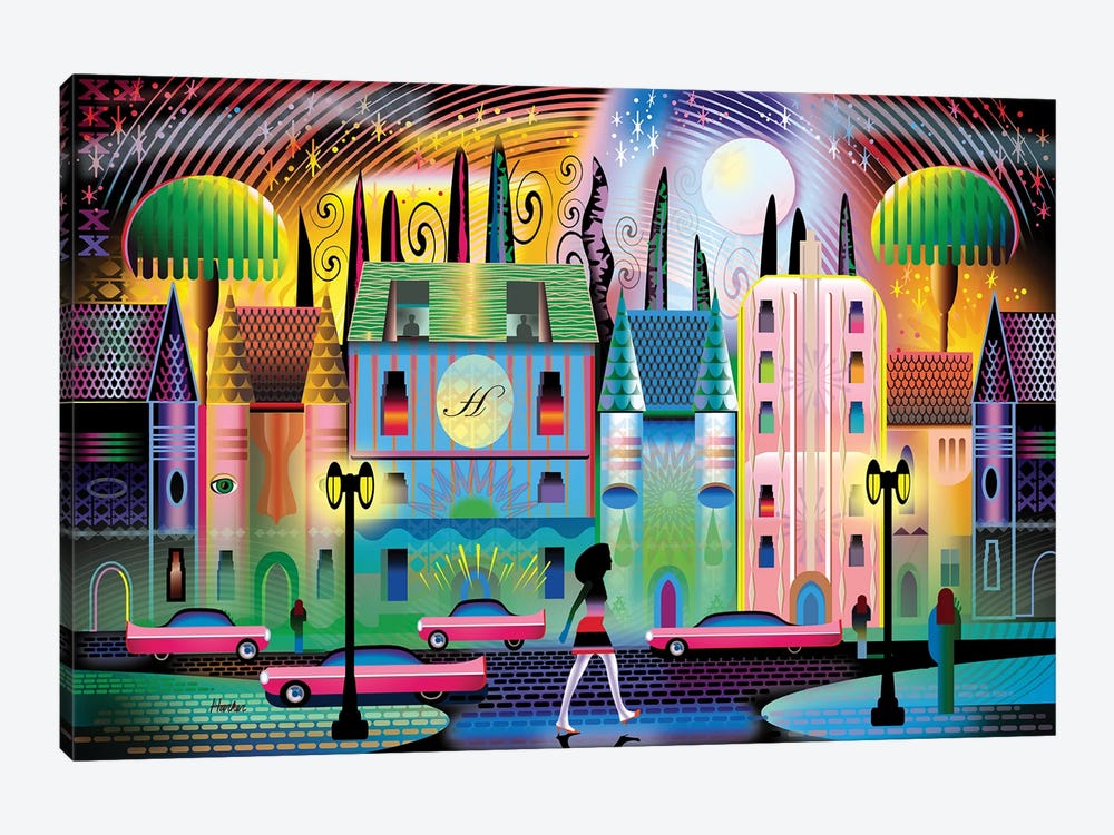 Hollywoodland by Charles Harker 1-piece Canvas Wall Art