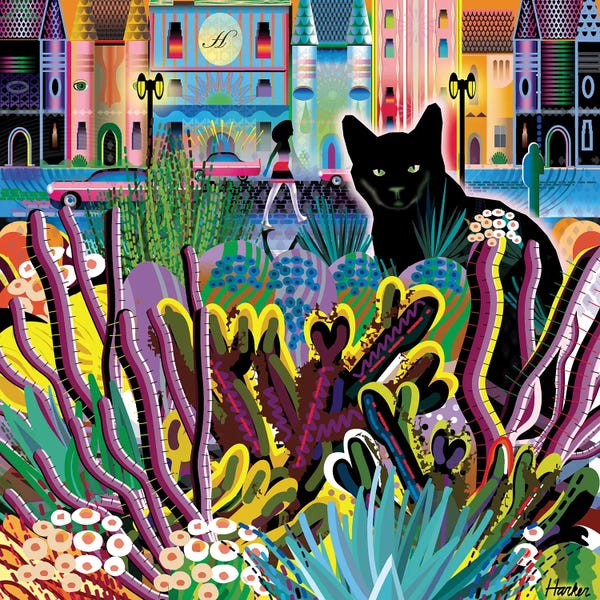 Black Cats: 20 Belisario Dominguez by Charles Harker