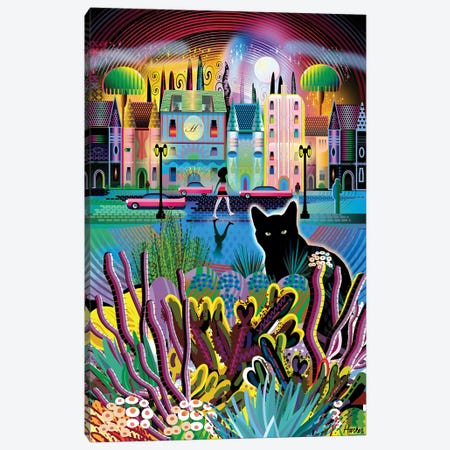 Psychedelic Art School Acrylic Paint Canvas Art Print for Sale by bexilla