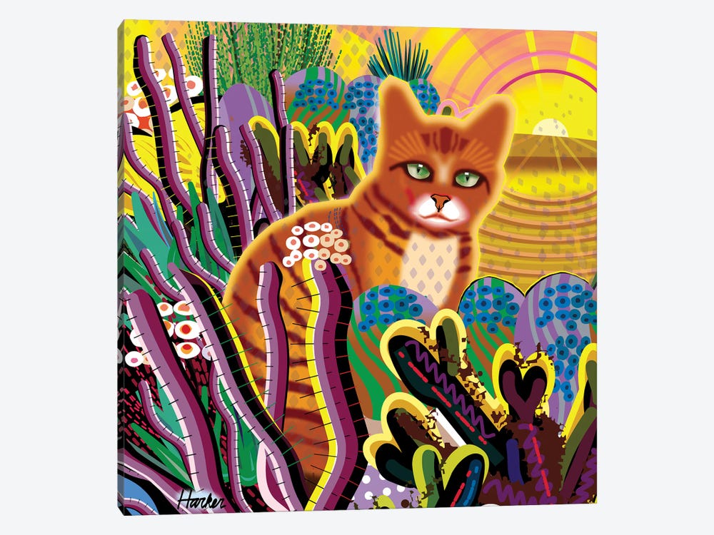 Coco Vega As A Cat by Charles Harker 1-piece Art Print