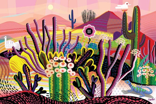 Mesmerizing Digital Artists: Desert Trip by Charles Harker