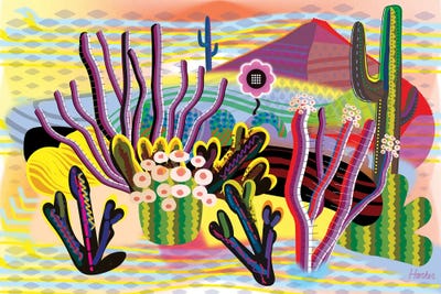 Ayahuasca Garden by Charles Harker multi panel art