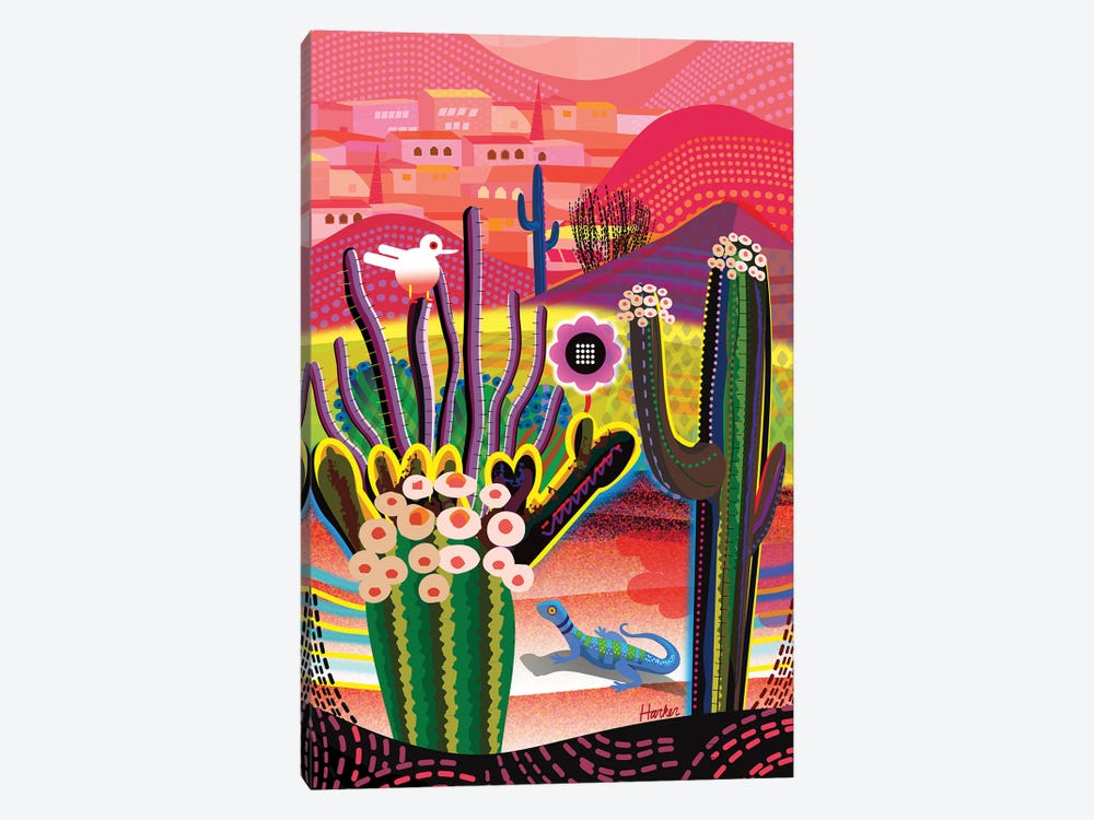 Desert Flowers by Charles Harker 1-piece Art Print
