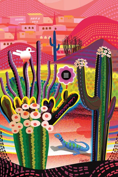 Cacti: Desert Flowers by Charles Harker