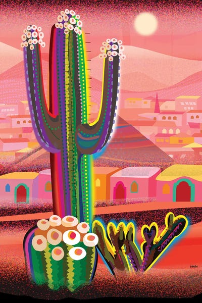 Desert: Zacatecas Cactus by Charles Harker