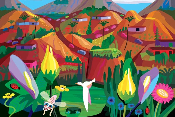 Latin Décor: Marin County-The Hills Have Eyes by Charles Harker