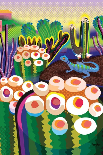 Latin Décor: Cactus Park by Charles Harker