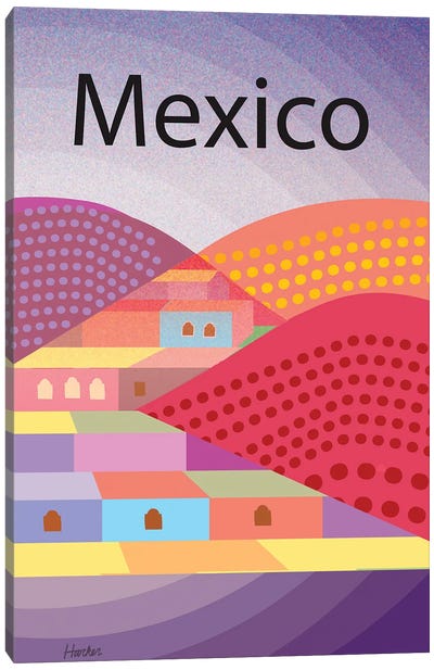 Mexico Poster Canvas Art Print - Charles Harker