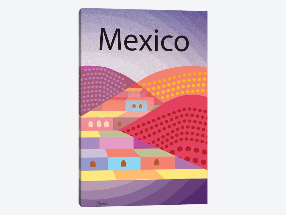 Mexico Poster by Charles Harker 1-piece Art Print