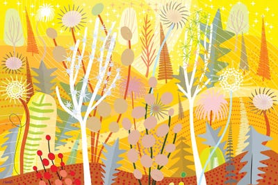 Grapefruit by Charles Harker multi panel art