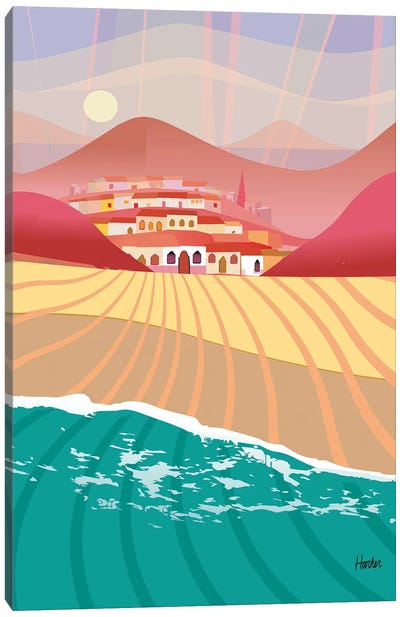 San Felipe Tall Canvas Art Print - Beach Sunrise & Sunset Art