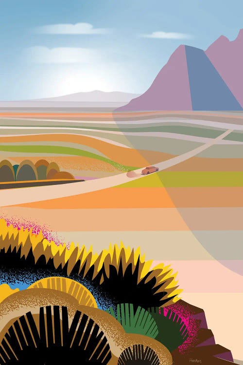 End Of The Road by Charles Harker wall art