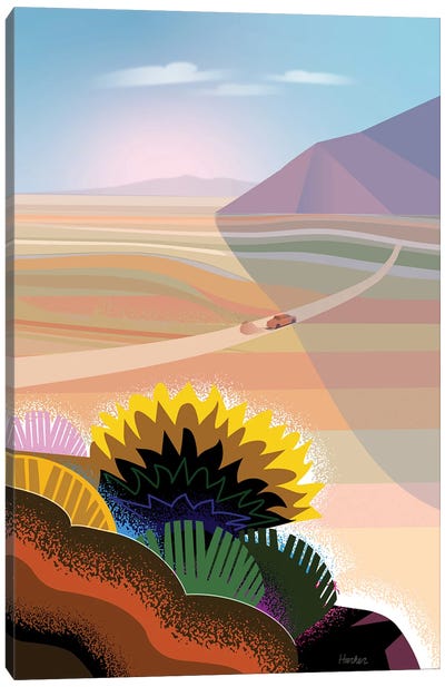 The Great Mojave Desert Canvas Art Print - Charles Harker