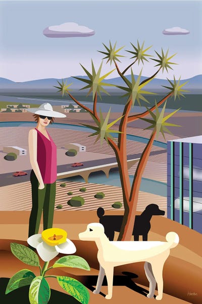 Arizona: Above Scottsdale by Charles Harker