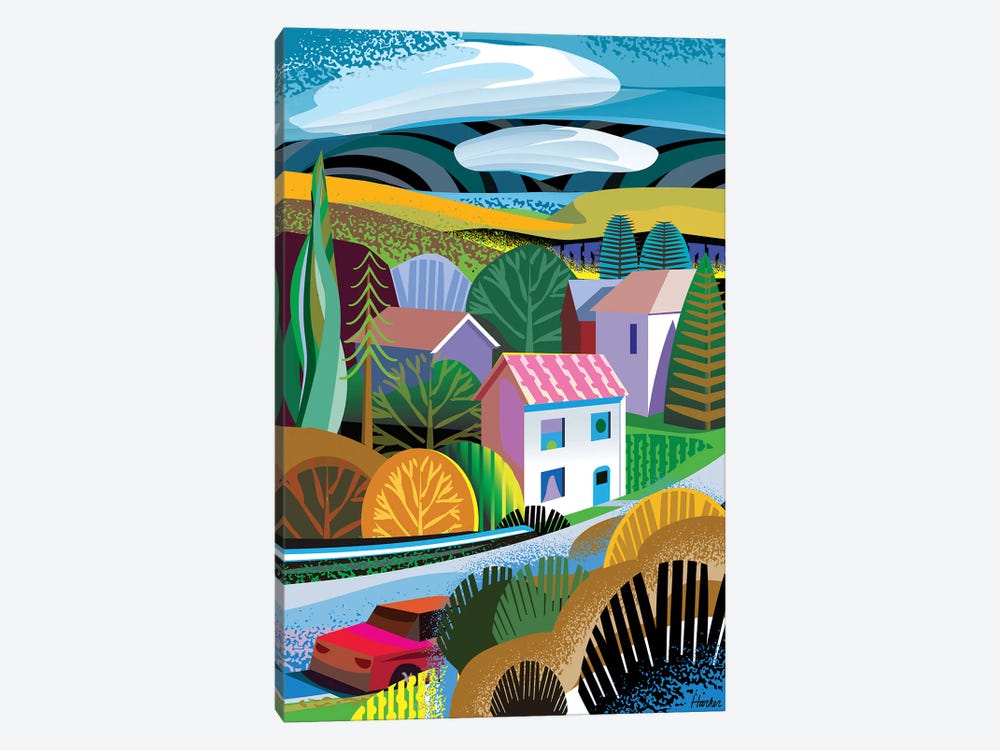 Northern Village by Charles Harker 1-piece Art Print