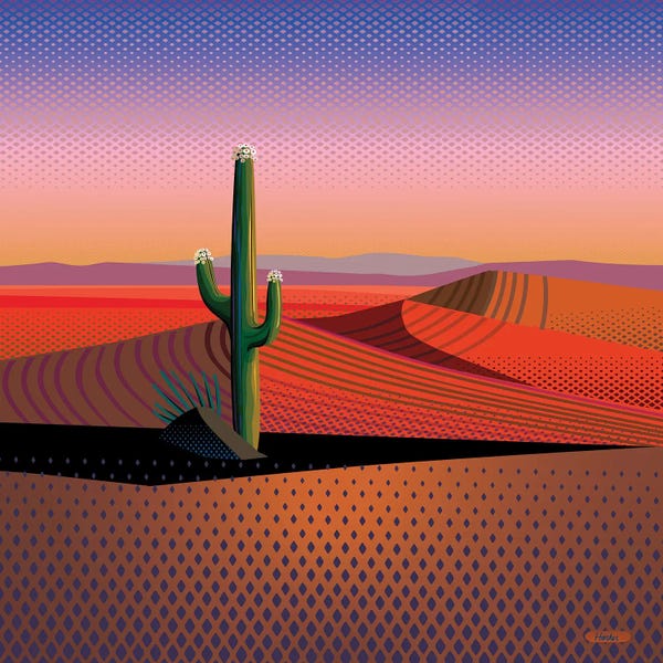 Desert: Saguaro Spiritual by Charles Harker