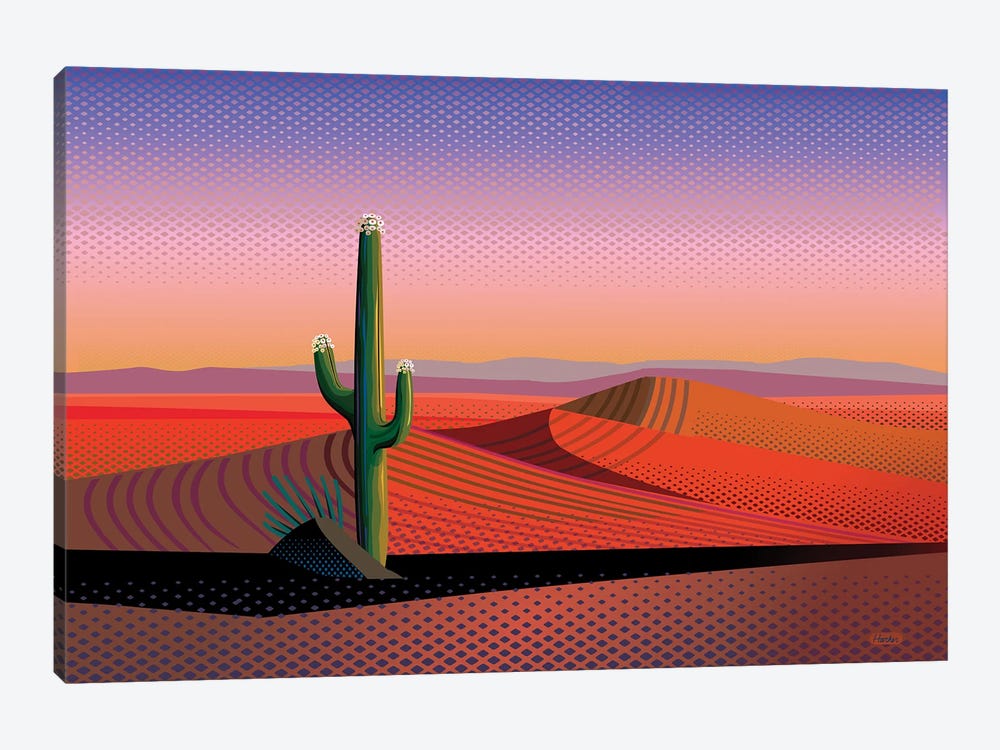 Saguaro Spiritual II by Charles Harker 1-piece Canvas Artwork