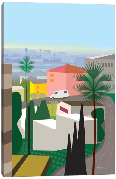 I Love Los Angeles Canvas Art Print - Charles Harker